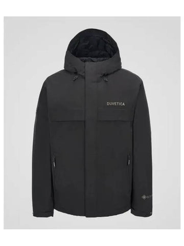 Points 5 Obsidian U Black Men s Waterproof Jacket - DUVETICA - BALAAN 1