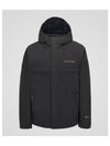 Points 5 Obsidian U Black Men s Waterproof Jacket - DUVETICA - BALAAN 1