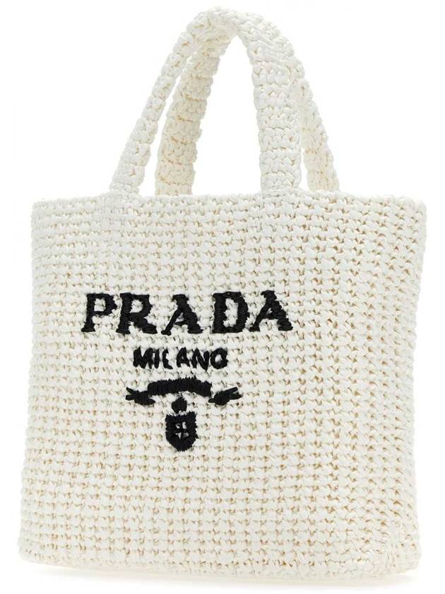 Tote Bag 1BG422VOOL2C2T F0009 White - PRADA - BALAAN 3