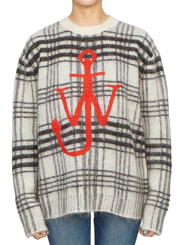 23 fw Tartan Check Wool Blend Jumper KW1006YN0222903 B0030449784 - JW ANDERSON - BALAAN 4