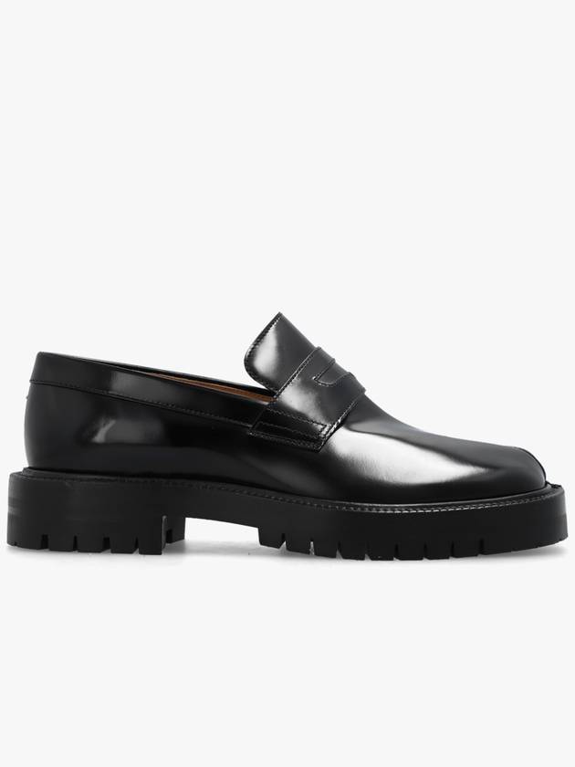 Leather Tabi Loafers Black - MAISON MARGIELA - BALAAN 2