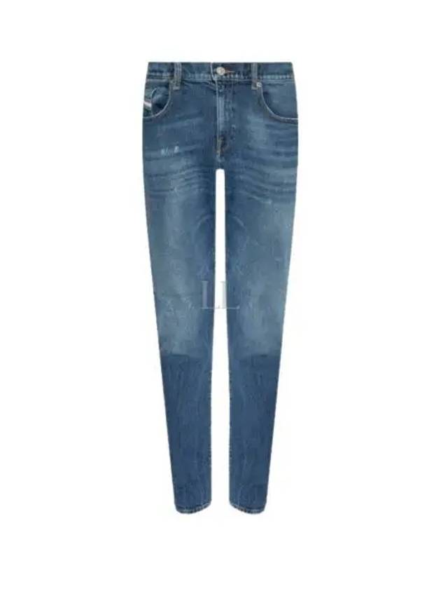 Straight Denim Jeans Blue - DIESEL - BALAAN 2