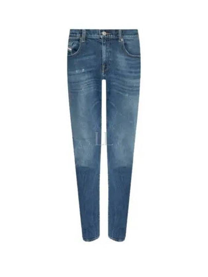 Straight Denim Jeans Blue - DIESEL - BALAAN 2