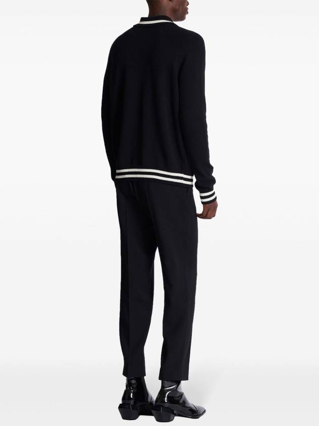 BALMAIN LS BALMAIN SIGNATURE WOOL POLO - BALMAIN - BALAAN 4