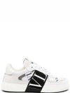 VL7N Band Leather Low Top Sneakers White - VALENTINO - BALAAN 2