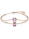 Chroma Stila Chain Bangle Bracelet Pink Rose Gold - SWAROVSKI - BALAAN 3