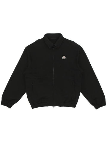 Logo cotton zip up cardigan 8G00058 89AEN 998 - MONCLER - BALAAN 1