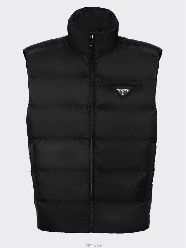 SGB033 1WQ9 F0002 RE NYLON triangle logo vest - PRADA - BALAAN 5