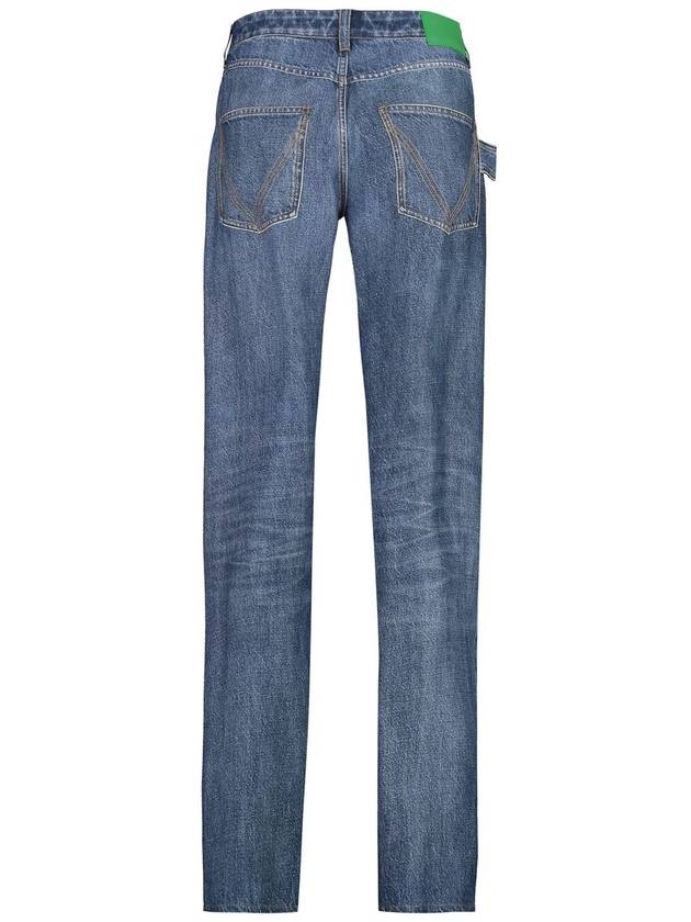 Straight Denim Jeans Blue - BOTTEGA VENETA - BALAAN 4