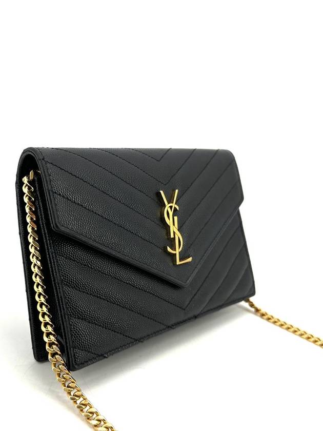 monogram envelope woc cross bag - SAINT LAURENT - BALAAN 4