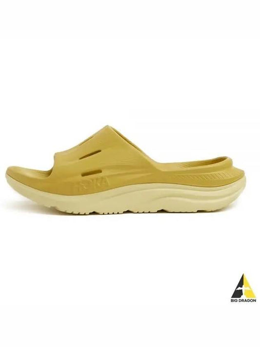 Ora Recovery Slide 3 Slippers Yellow - HOKA ONE ONE - BALAAN 2