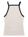 Buckle Contrast Sleeveless White - COURREGES - BALAAN 3