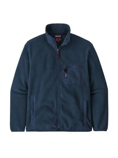 Men's Synchilla Fleece Zip-Up Jacket Navy - PATAGONIA - BALAAN 2