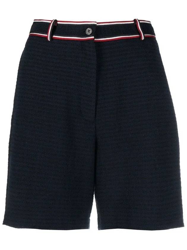 Waste RWB Trim High Shorts Navy - THOM BROWNE - BALAAN 3