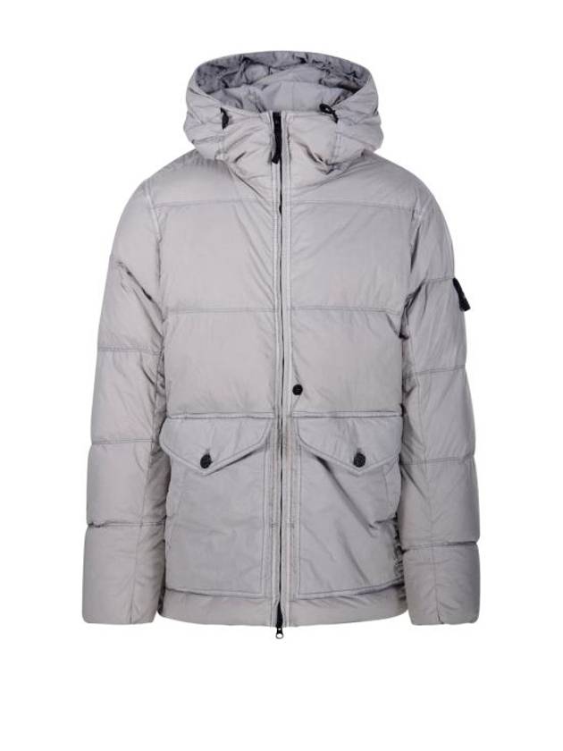 Crinkle Reps Re-Nylon Down Padding Grey - STONE ISLAND - BALAAN 1