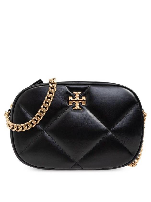 Kira Diamond Quilt Camera Shoulder Bag Black - TORY BURCH - BALAAN 1