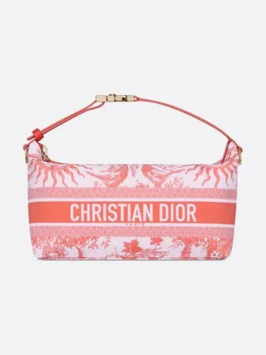 Dioriviera Nomad Medium Pouch Coral Orange - DIOR - BALAAN 1