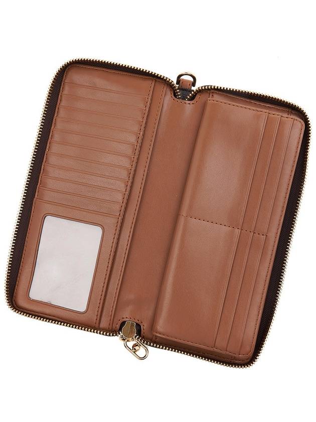 Parker Large Logo Continental Long Wallet Brown - MICHAEL KORS - BALAAN 10