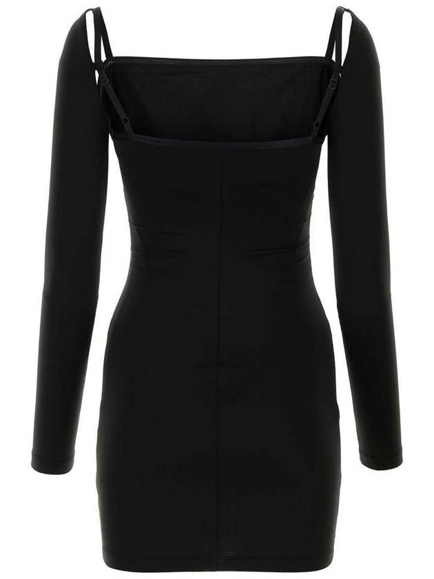 Long Sleeve Mini Dress 4CC4236622 001 B0110953832 - ALEXANDER WANG - BALAAN 3