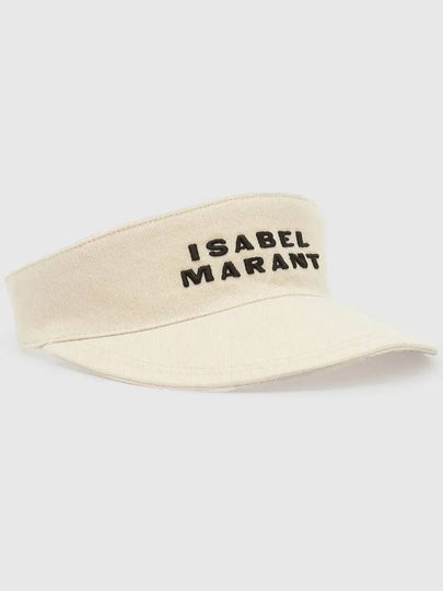 Tyry Logo Visor Cap Ivory - ISABEL MARANT - BALAAN 2