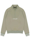 Drew Half Zip Up High Neck Sweatshirt DM41LT31BEIGE - DRUH GOLF - BALAAN 1