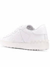 Rockstud Untitled Low Top Sneakers White - VALENTINO - BALAAN 4