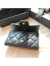 Classic snap card wallet holder caviar gold plated black AP0214 - CHANEL - BALAAN 3