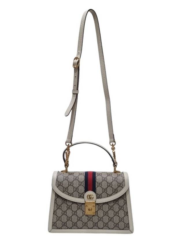 651055 Ophidia white top handle tote bag strap - GUCCI - BALAAN 3