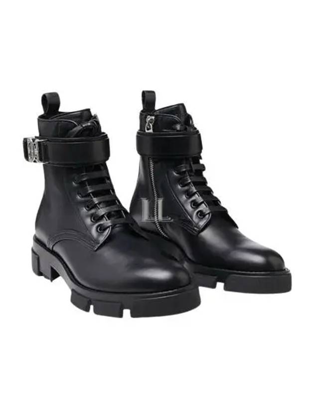 4G Terra Leather Ankle Boots Black - GIVENCHY - BALAAN 2