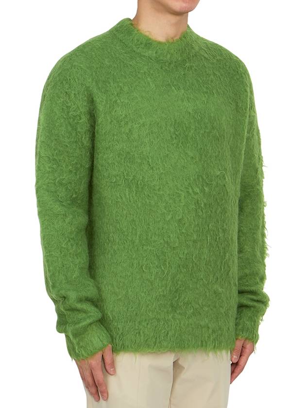 Mohair Wool Jumper Knit Top Green - ACNE STUDIOS - BALAAN 4