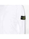 Wappen Patch Garment Dyed Sweatshirt White - STONE ISLAND - BALAAN 6