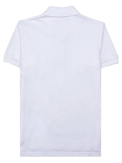 Men's Invader Sleeve Pique Shirt P1T336 WHITE - COMME DES GARCONS - BALAAN 2