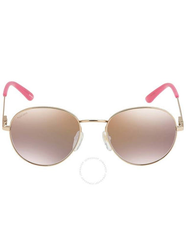 Smith Prep Polarized Rose Gold Round Unisex Sunglasses 203240 000/JQ 53 - SMITH - BALAAN 1