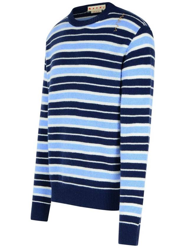 Marni Blue Virgin Wool Blend Sweatshirt - MARNI - BALAAN 2