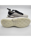 Logo Mixed Fibers Suede Low Top Sneakers White - CHANEL - BALAAN 4