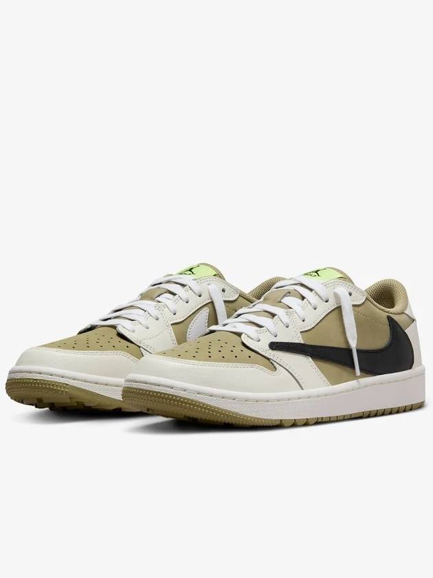 Jordan 1 Travis Scott Retro Low Golf NRG Neutral Olive FZ3124 200 - NIKE - BALAAN 3