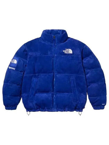 X North Face Suede Noop Padding Royal Blue Men's Padding NF0A875NO91 - SUPREME - BALAAN 1