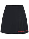 Hem color combination back pleated skirt MW3AS600 - P_LABEL - BALAAN 3