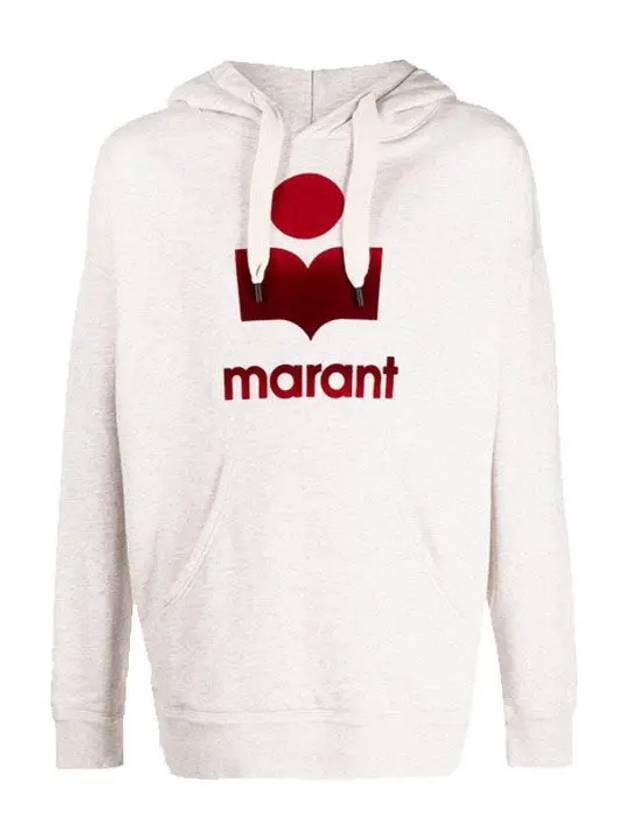 Miley Omber Logo Hoodie Ecru - ISABEL MARANT - BALAAN 2