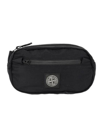 Kids Stone Island Shoulder Bag 811691564 V0029 BLACK - STONE ISLAND - BALAAN 1