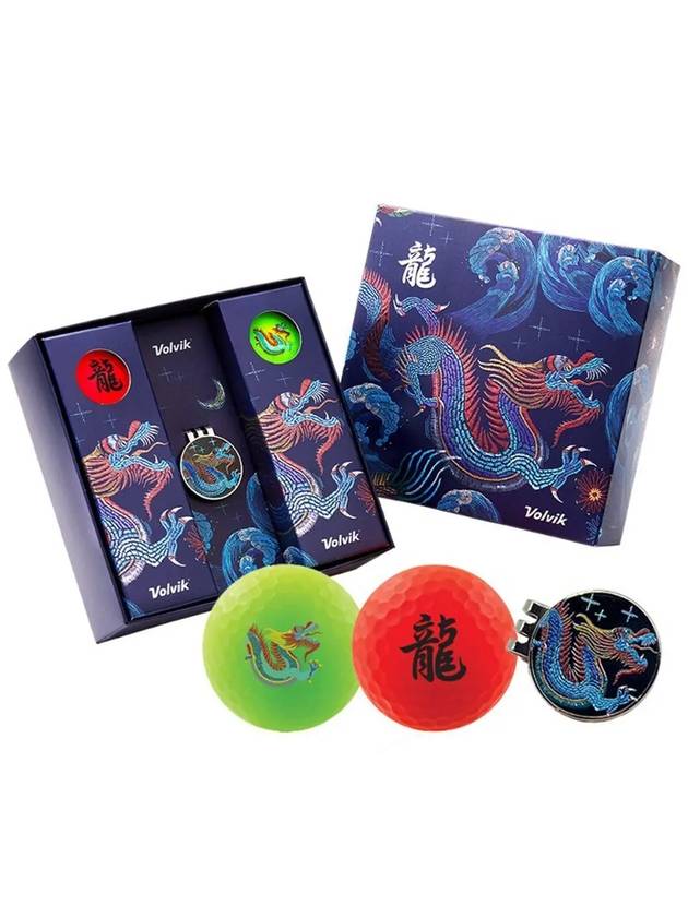 Gapjinnyeon Blue Dragon Golf Ball 6 Ball Marker 2024 - VOLVIK - BALAAN 3