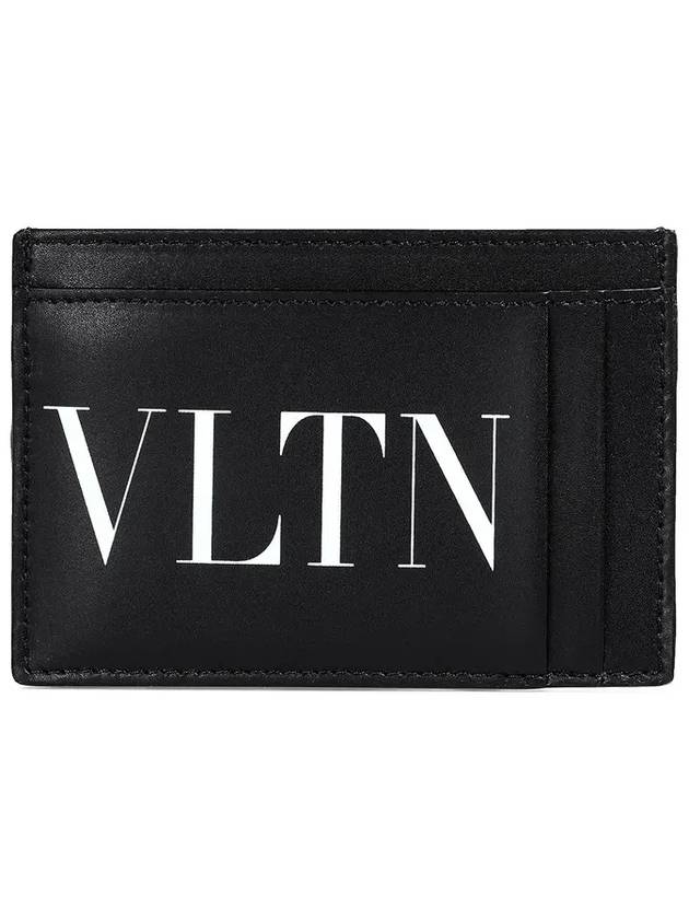 VLTN Logo Card Wallet Black - VALENTINO - BALAAN 6