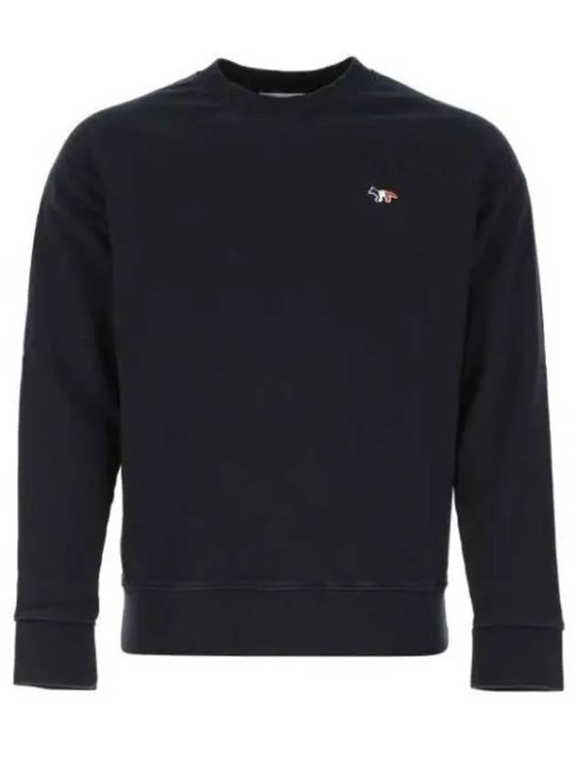 Tricolor Fox Patch Sweatshirt Dark Navy - MAISON KITSUNE - BALAAN 2