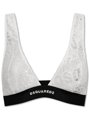 Dsquared2 Lace Bra, Women's, White - DSQUARED2 - BALAAN 1