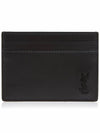 Mini Monogram Card Wallet Black - SAINT LAURENT - BALAAN 11