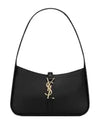 LE 5A 7 Small Smooth Leather Hobo Shoulder Bag Black - SAINT LAURENT - BALAAN 1