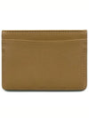 Andre Logo Card Wallet Beige - A.P.C. - BALAAN 3