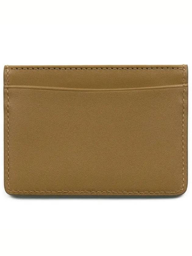 Andre Logo Card Wallet Beige - A.P.C. - BALAAN 3