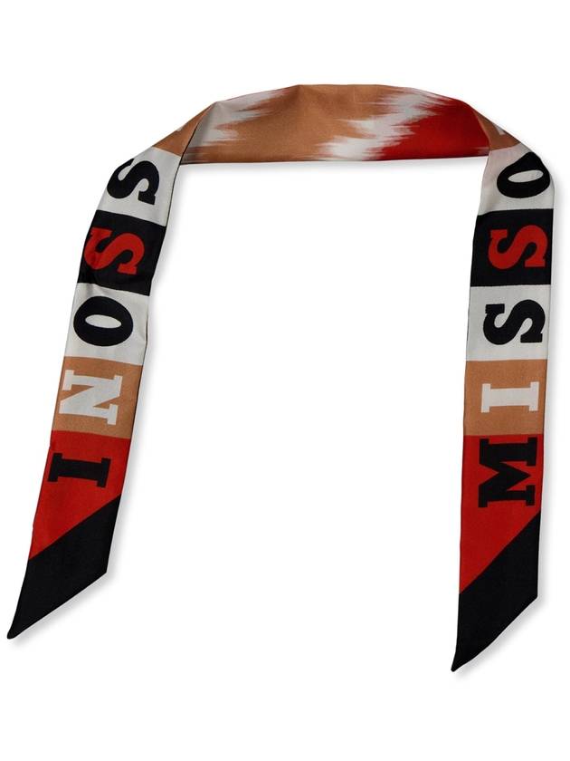 Logo Silk Thin Scarf - MISSONI - BALAAN 2