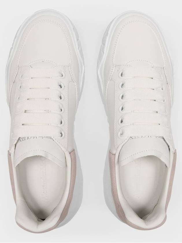 Court Trainers Suede Tab Low Top Sneakers White - ALEXANDER MCQUEEN - BALAAN 4